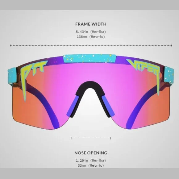 Pit Viper Youth Kids Sunglasses BLocks 100% UV Rays Baseball Football Sports NEW